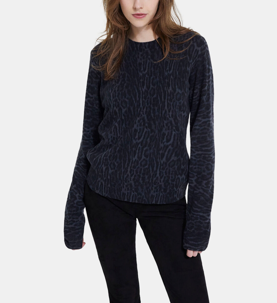 Lna leopard shop sweater
