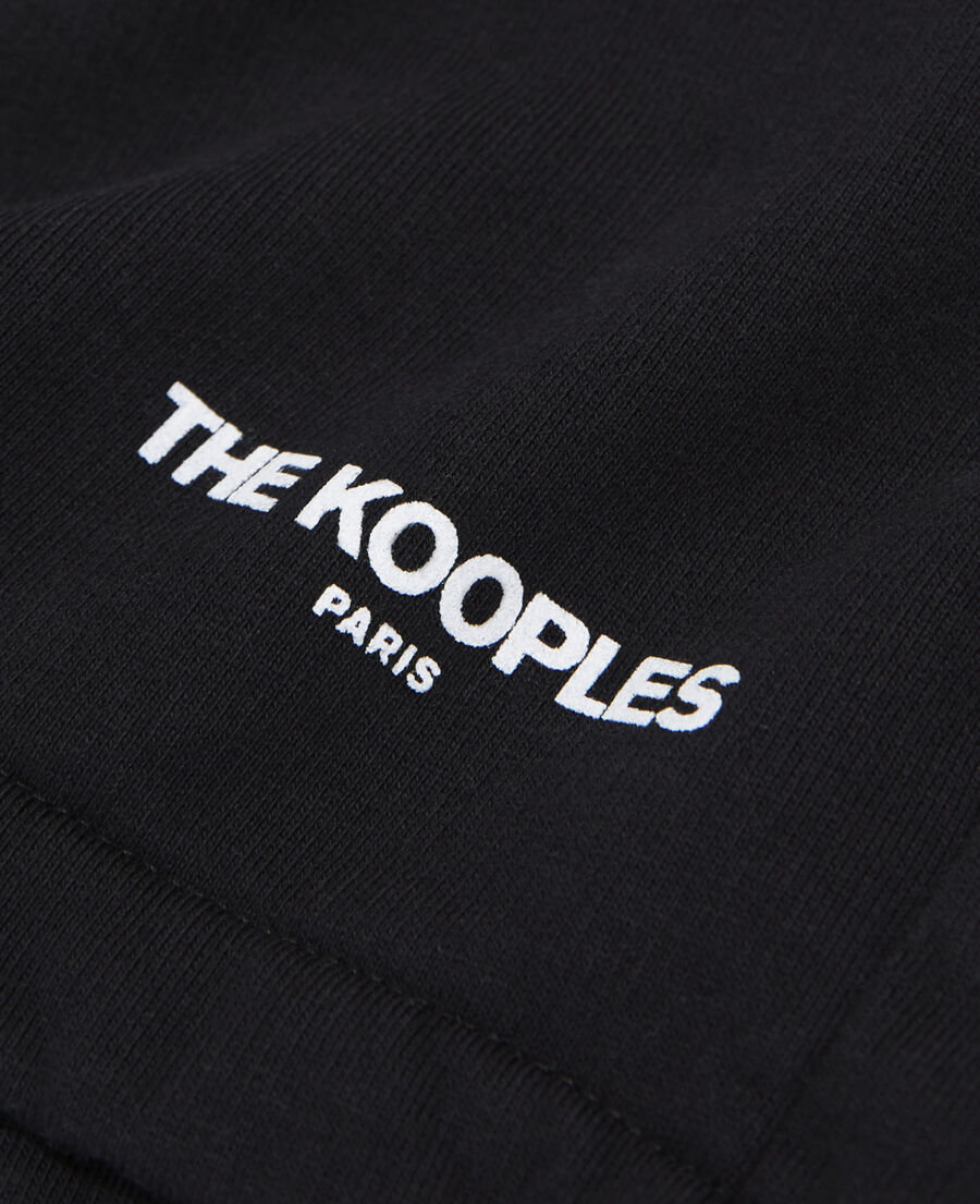fleece shorts with small logo