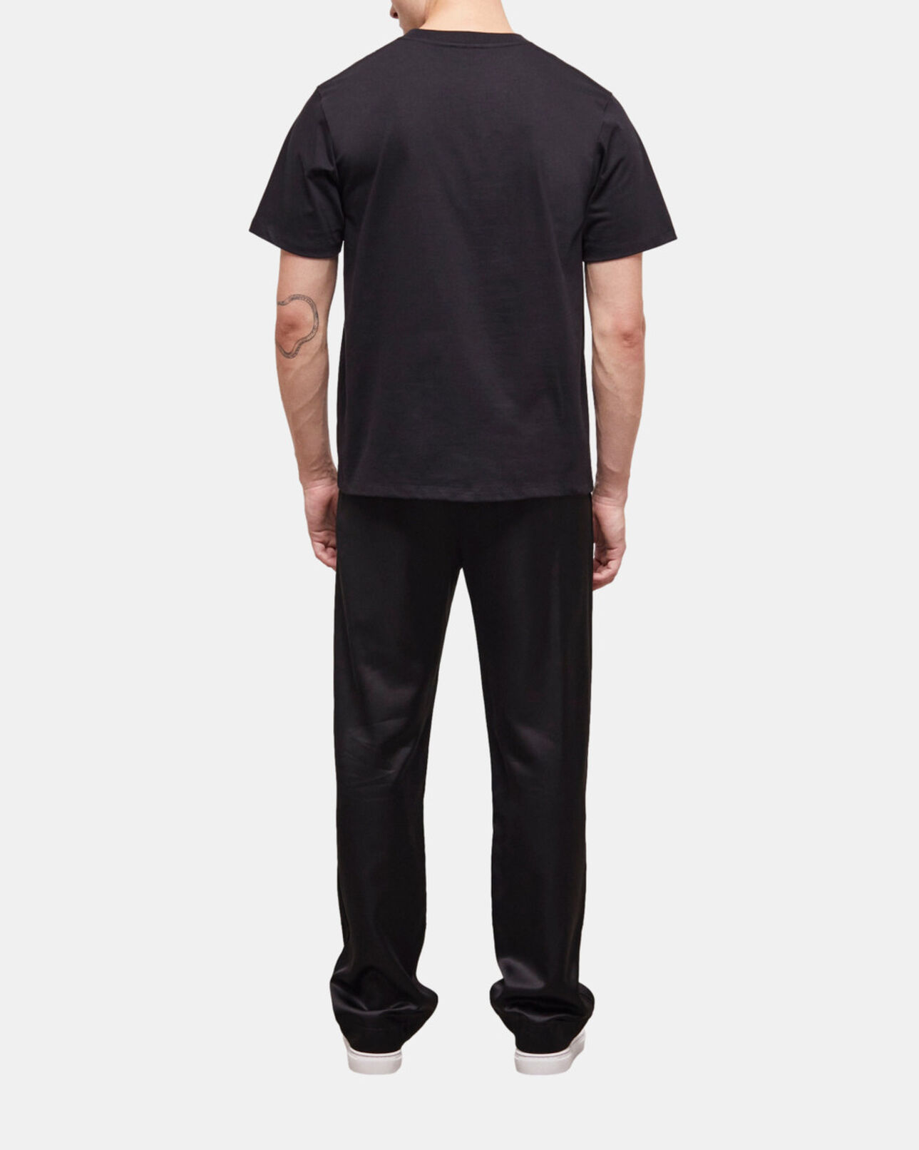 The Kooples HOMME BLACK t-shirt homme logo noir