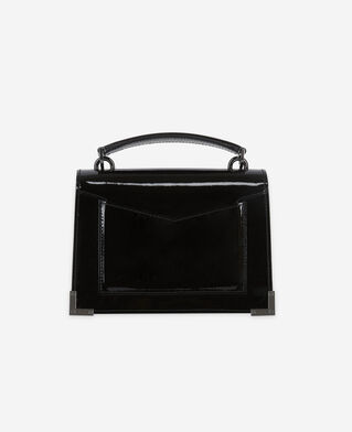 The Kooples FEMME BLACK sac emily small en cuir effet vinyle noir