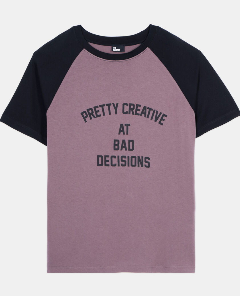 The Kooples HOMME BROWN t-shirt &agrave; s&eacute;rigraphie marron