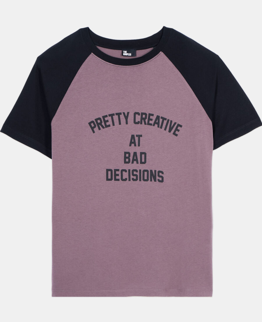 The Kooples H BROWN brown screen printed t-shirt