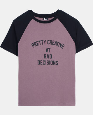 The Kooples H BROWN brown screen printed t-shirt