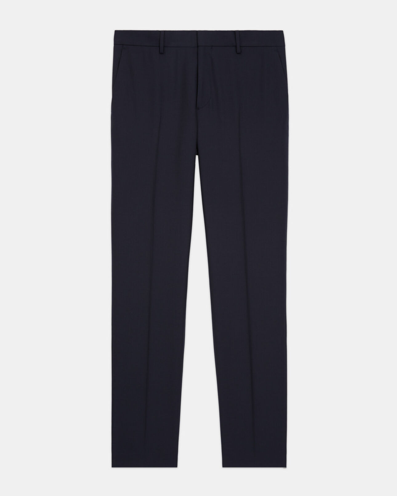 The Kooples MEN DARK NAVY navy blue wool suit pants slim fit