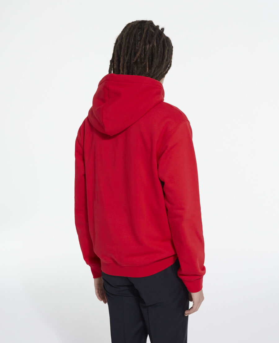 rotes sweatshirt