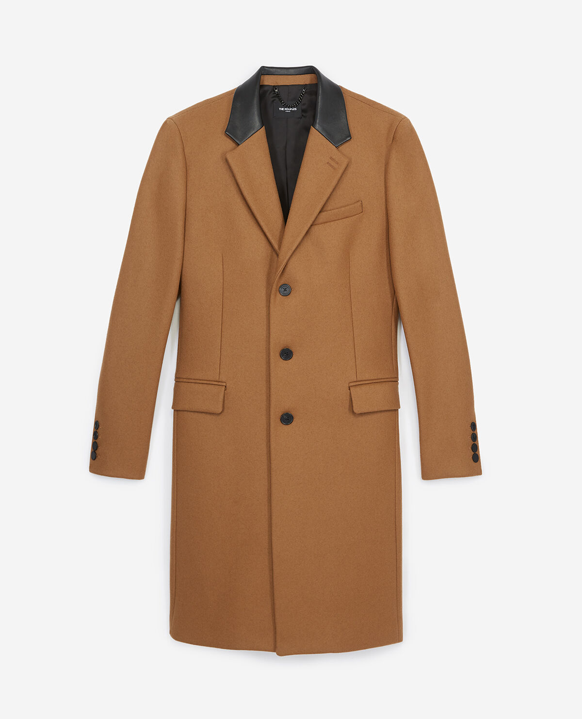 Mens full deals length camel overcoat