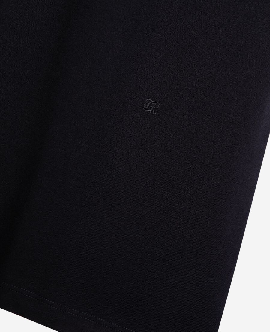 The Kooples HOMME NAVY t-shirt mixte large uni bleu marine