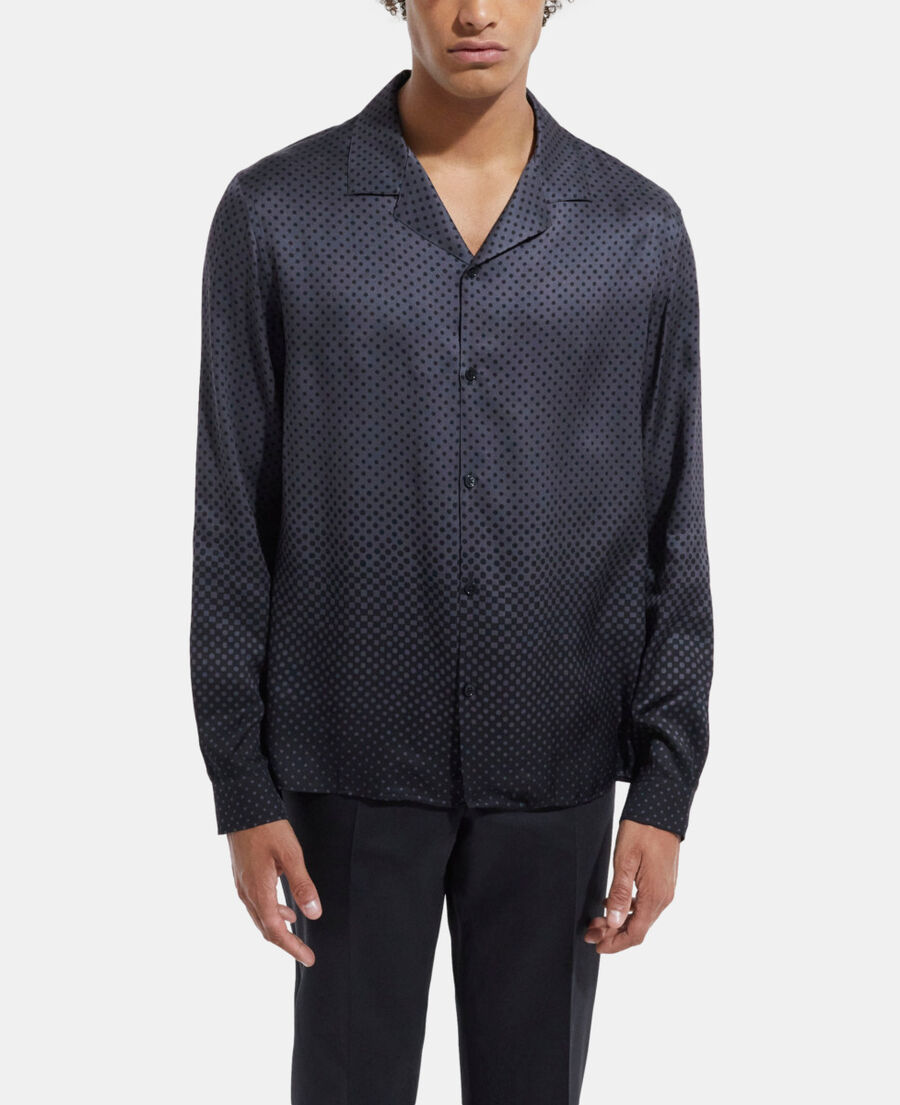 chemise col hawaïen imprimée