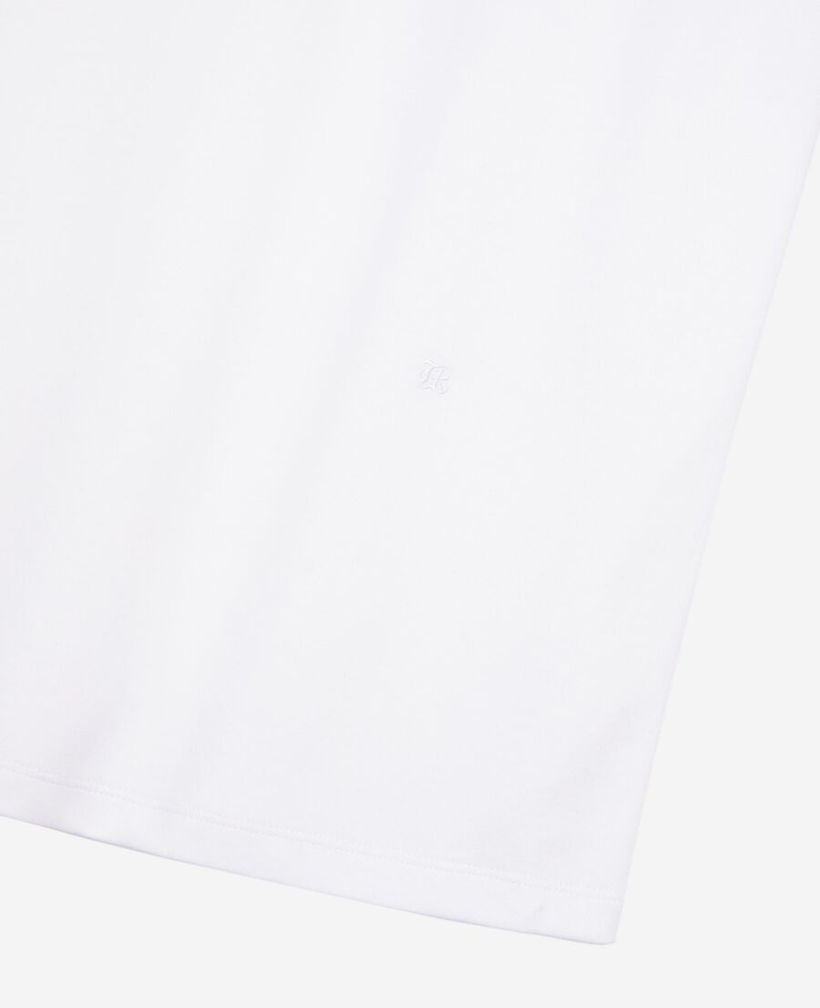The Kooples HOMME WHITE t-shirt mixte large uni blanc