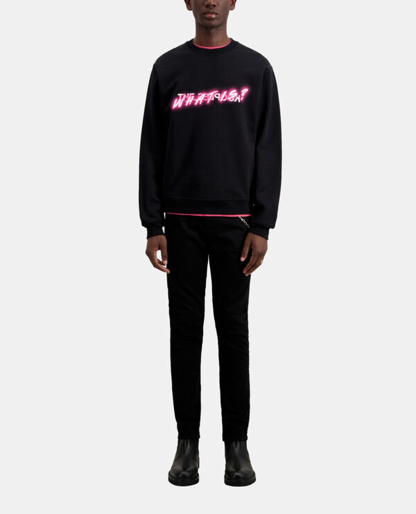 sweatshirt homme what is néon noir
