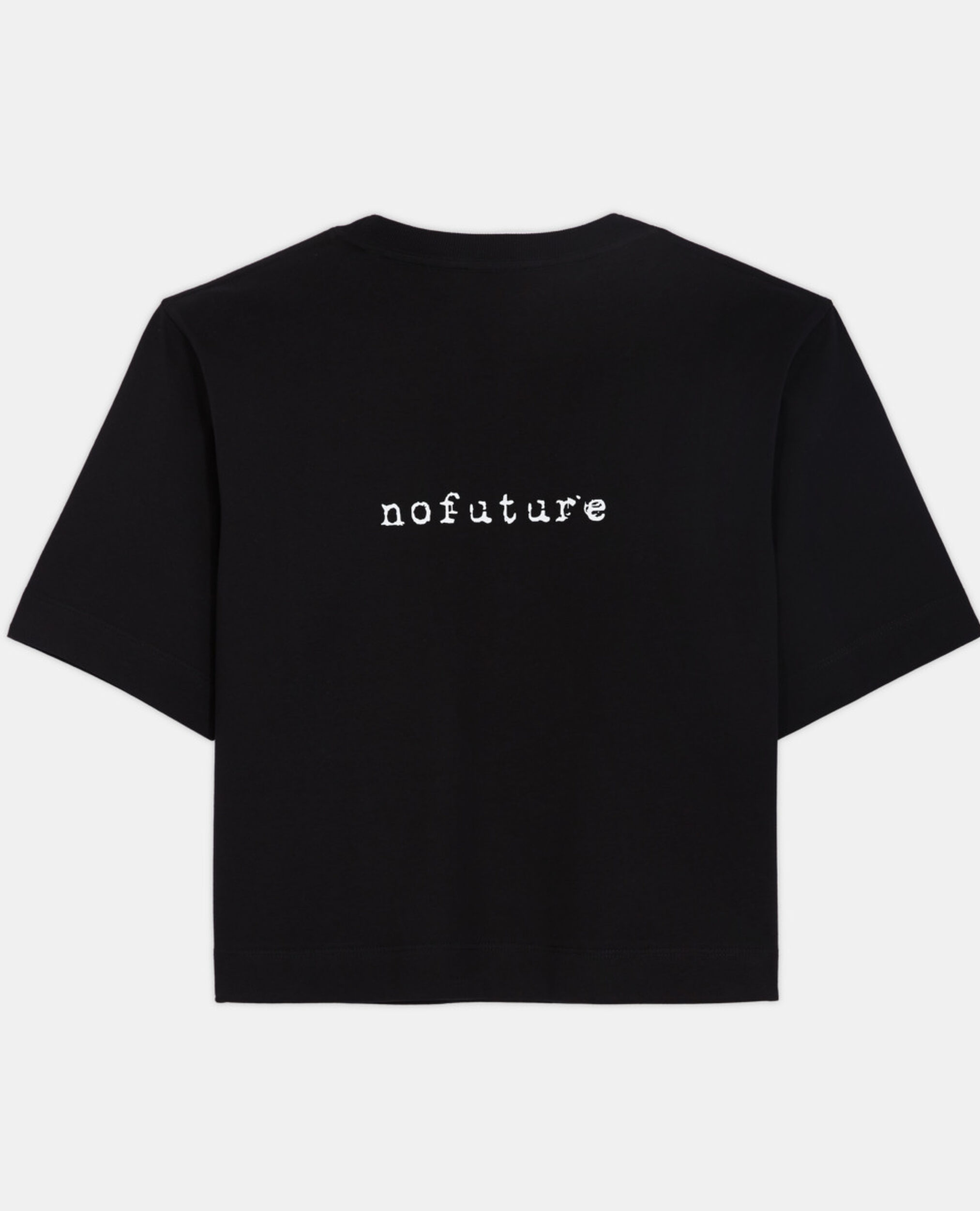 Black logo T-shirt, BLACK, hi-res image number null