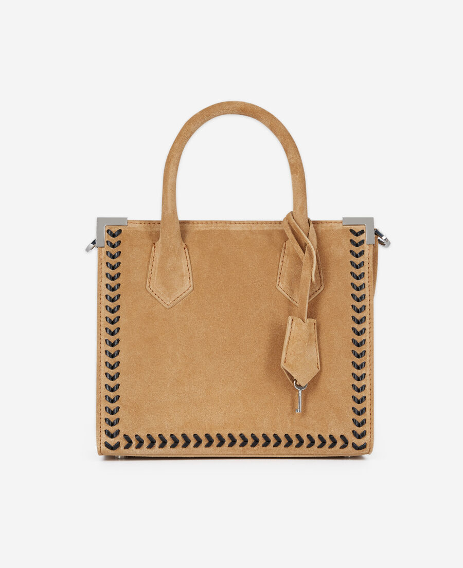 medium ming bag in camel leather