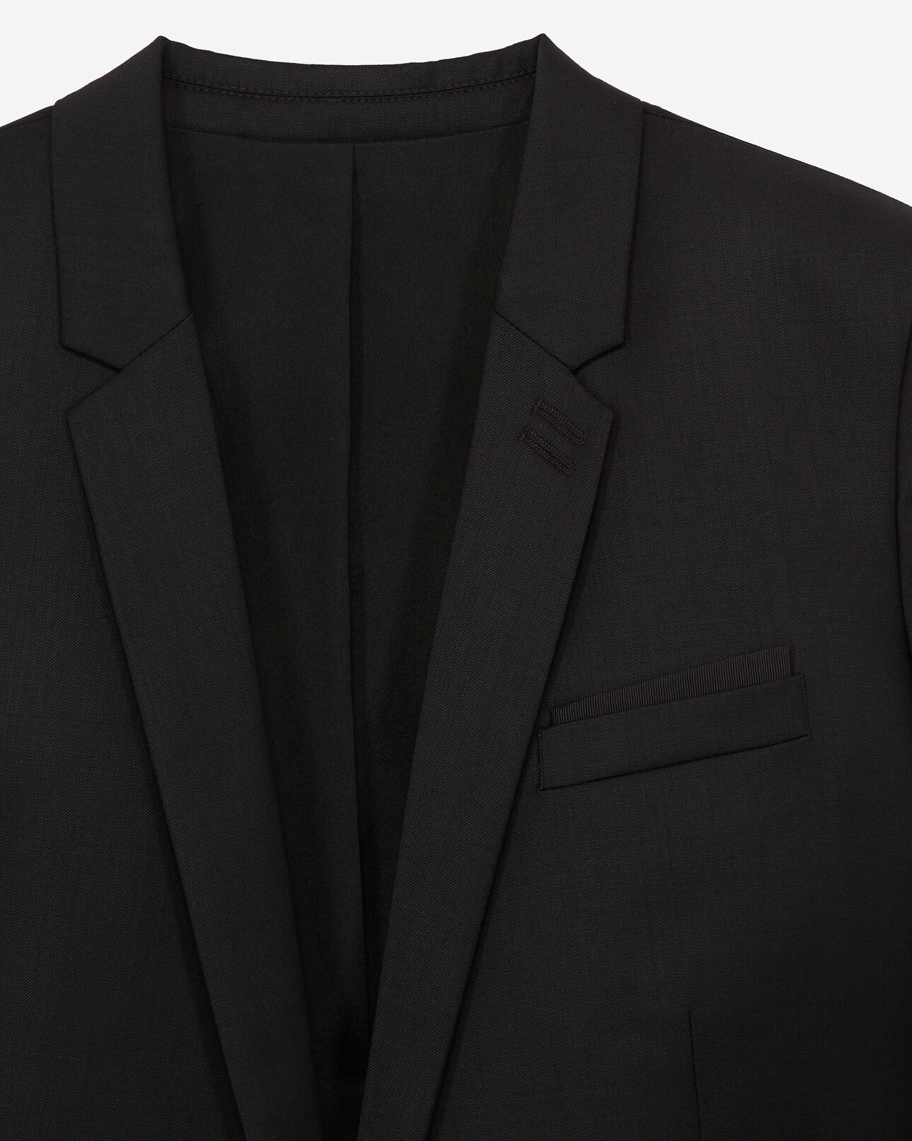 The Kooples WOMEN BLACK formal black jacket in wool