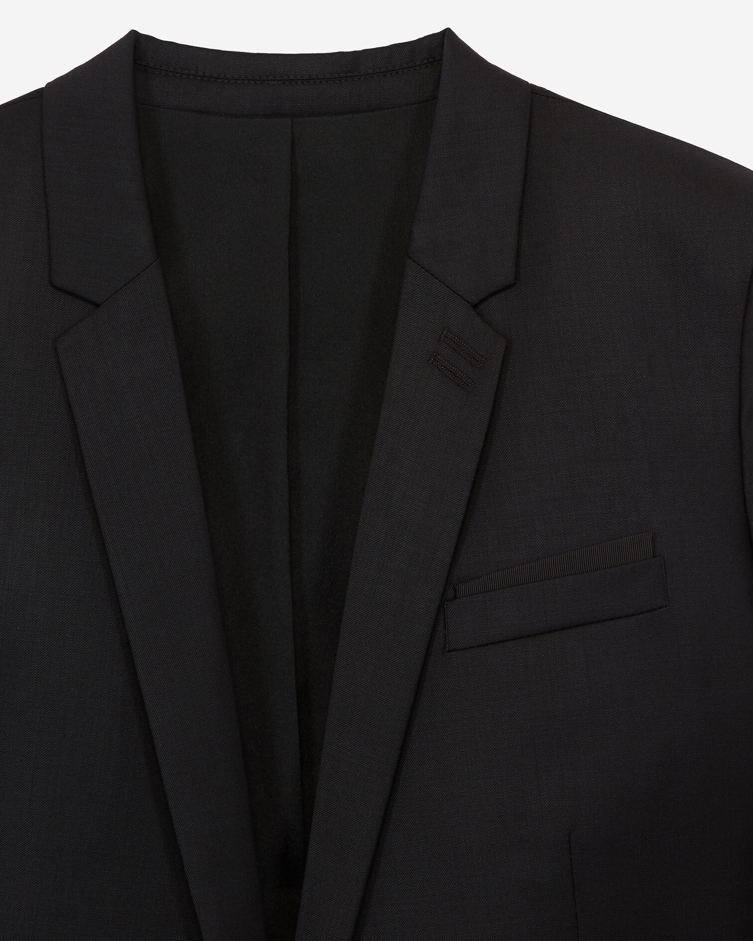 Formal black jacket in wool, BLACK, hi-res image number null