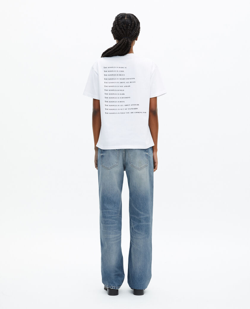 The Kooples MUJER WHITE camiseta what is blanca