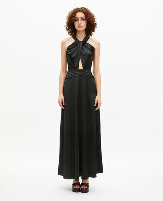 The Kooples F BLACK black sleeveless maxi dress