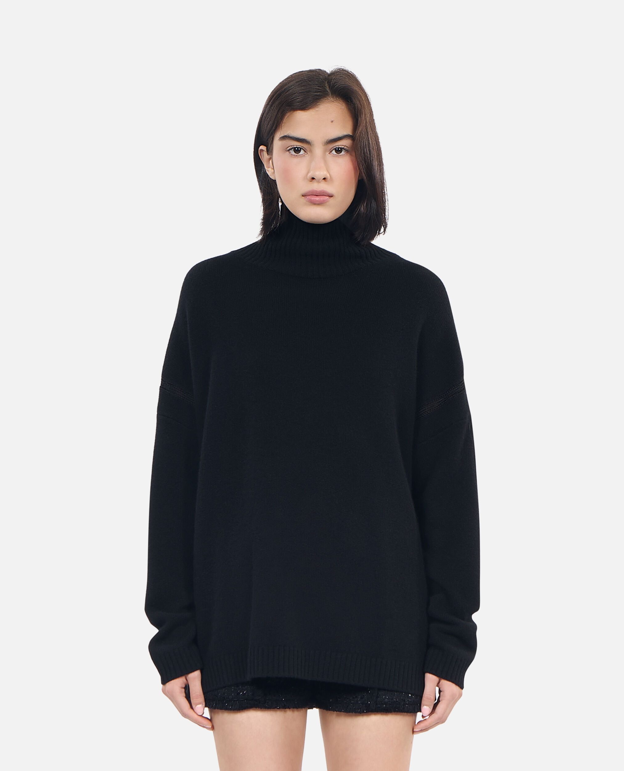 Pull en cachemire noir, BLACK, hi-res image number null