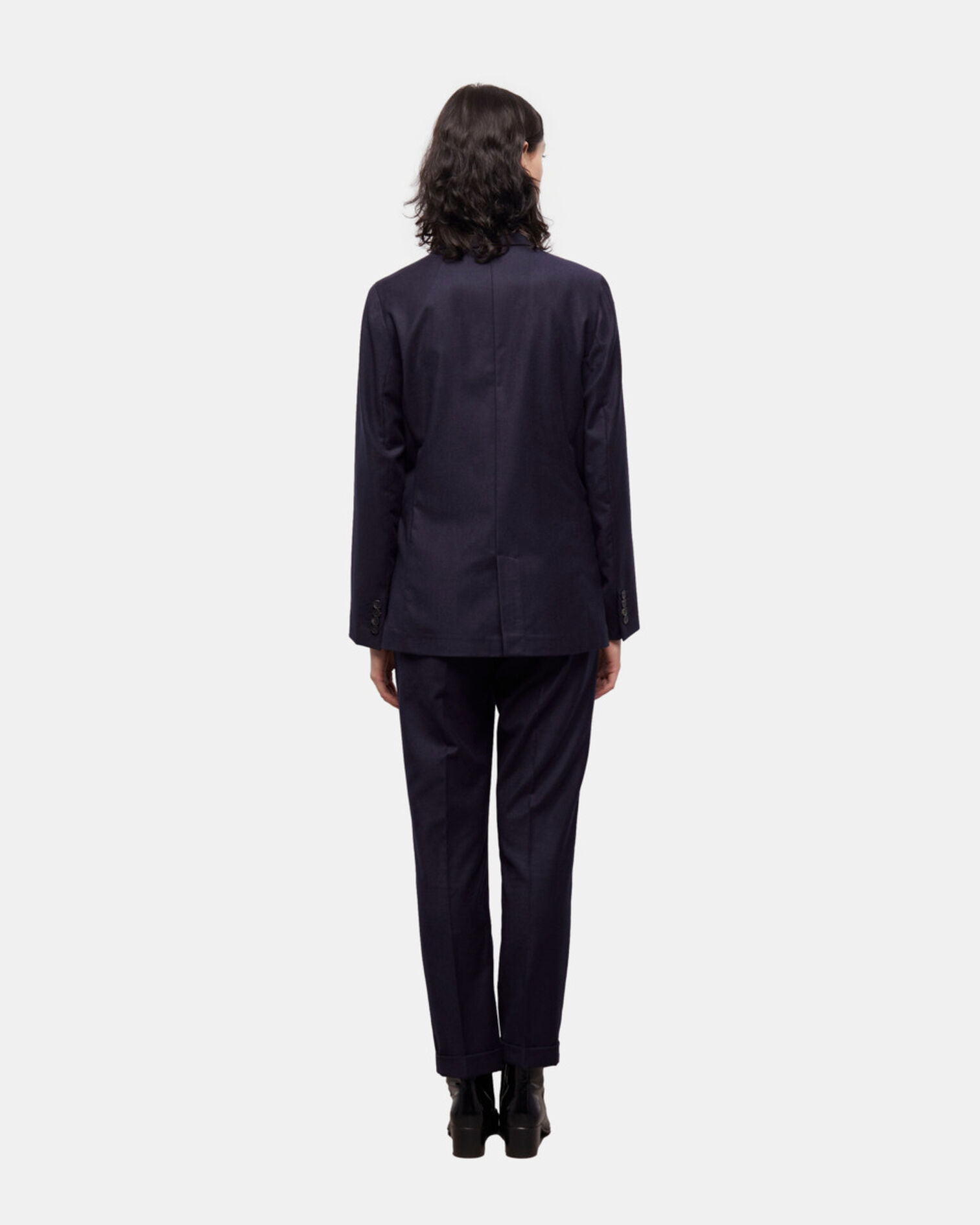 Blaue Anzugjacke aus Wolle, NAVY, hi-res image number null