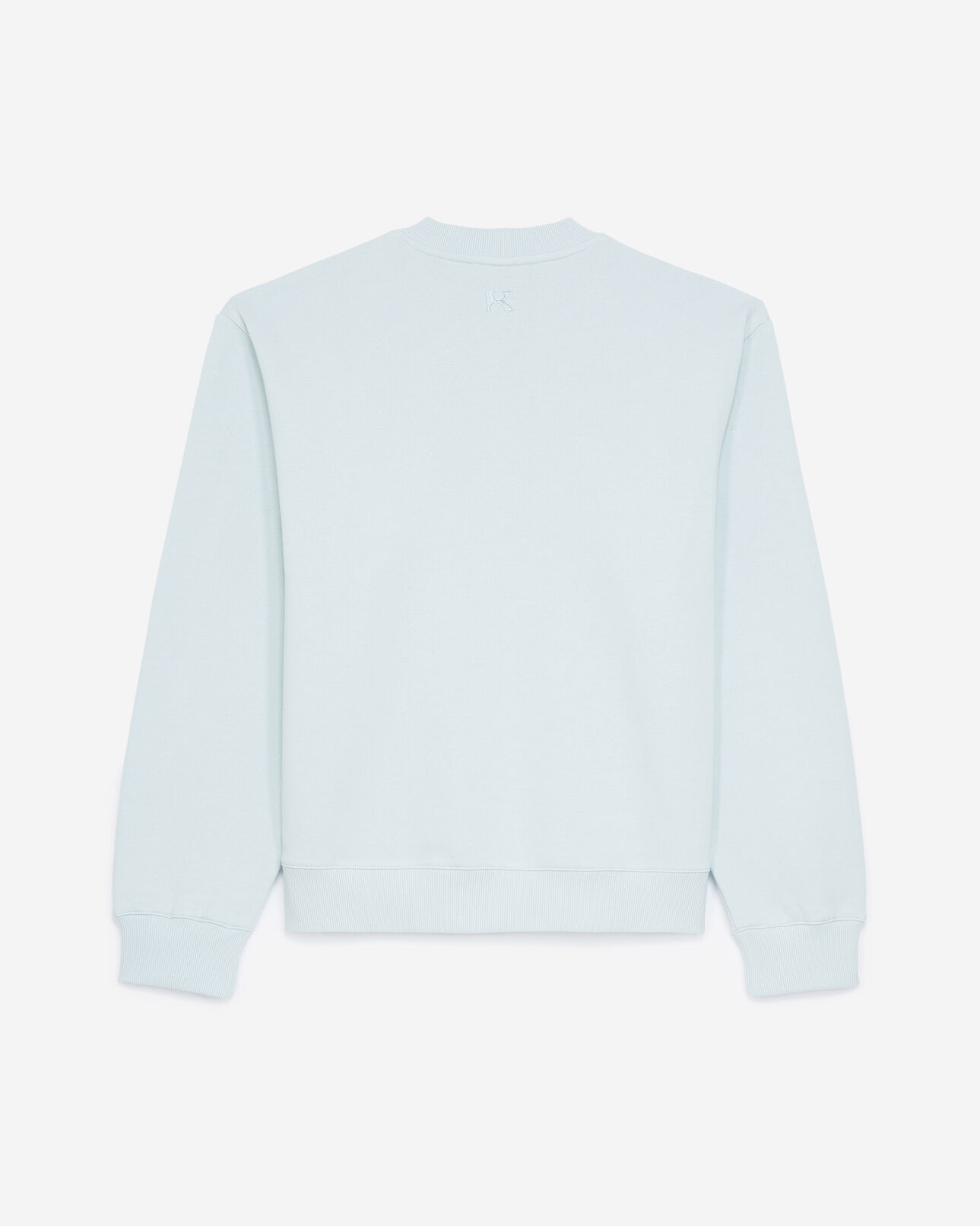 The Kooples FEMME BLUE sweat bleu ciel à logo the kooples