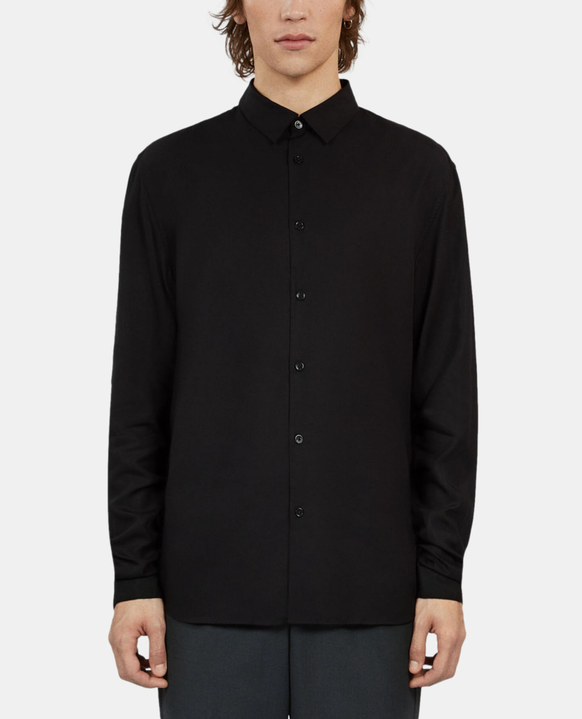 Black shirt, BLACK, hi-res image number null