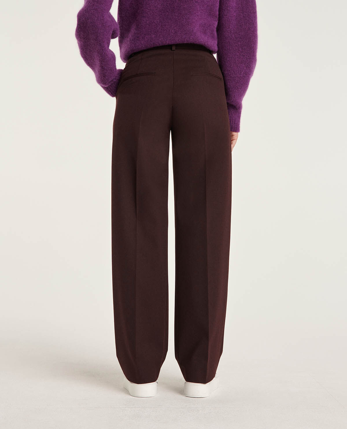 Burgundy straight deals leg pants
