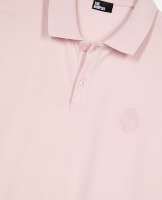 The Kooples HOMBRE LILA polo de piqué con cuello clásico rosa pálido