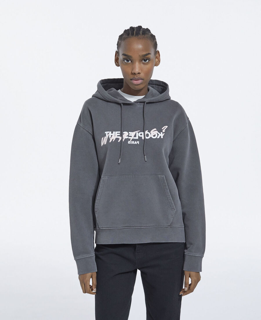 sudadera gris capucha what is the kooples