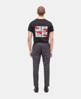 The Kooples HOMME BLACK pantalon de costume à motif