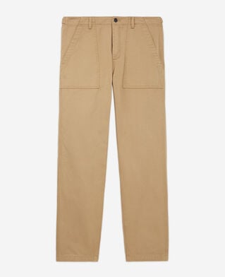 The Kooples H BEIGE khaki cotton chino pants with pockets