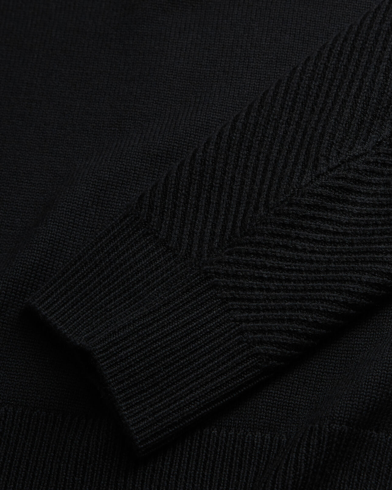 The Kooples MEN BLACK black wool sweater