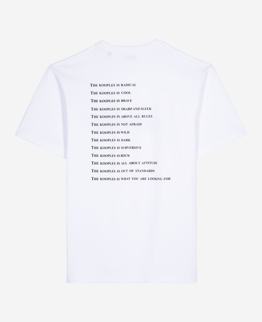The Kooples HERREN WHITE t-shirt what is weiß
