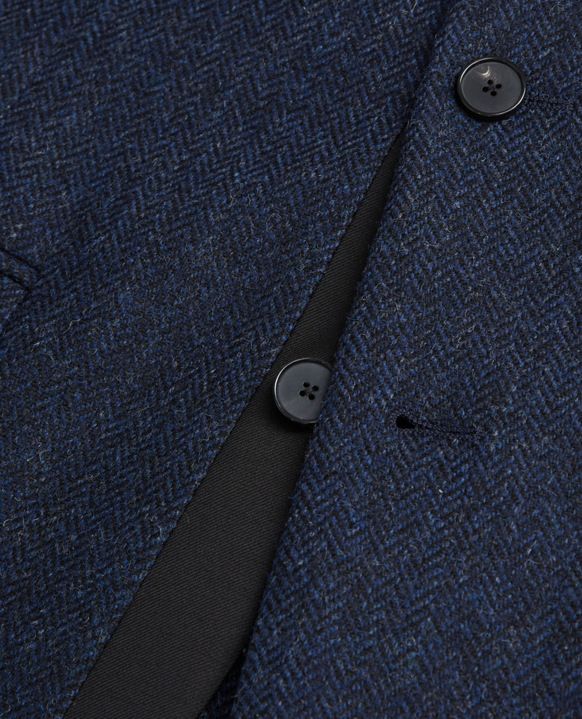 Blue patterned wool jacket, NAVY, hi-res image number null