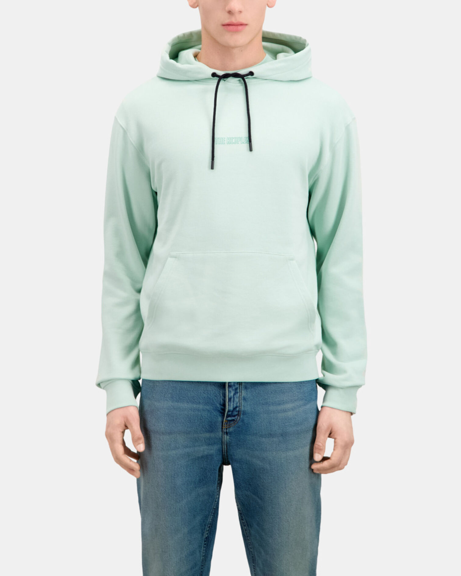 Men's Green hoodie with logo, OCEAN, hi-res image number null