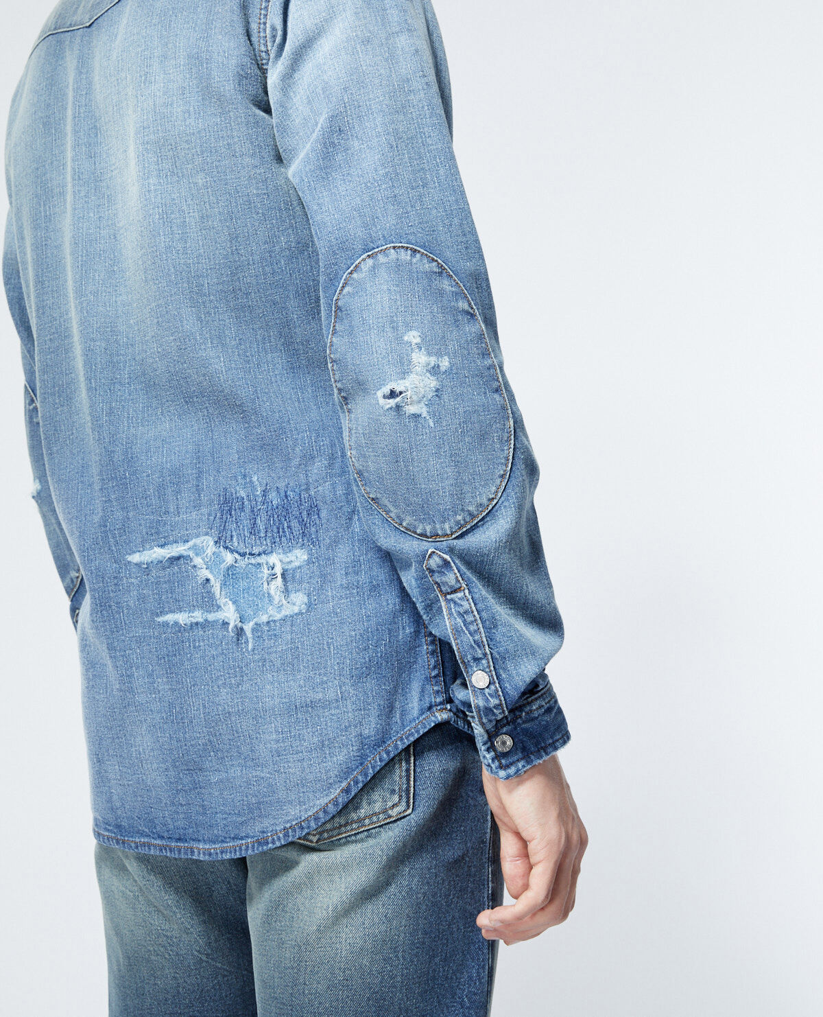 Chemise en jean the kooples outlet