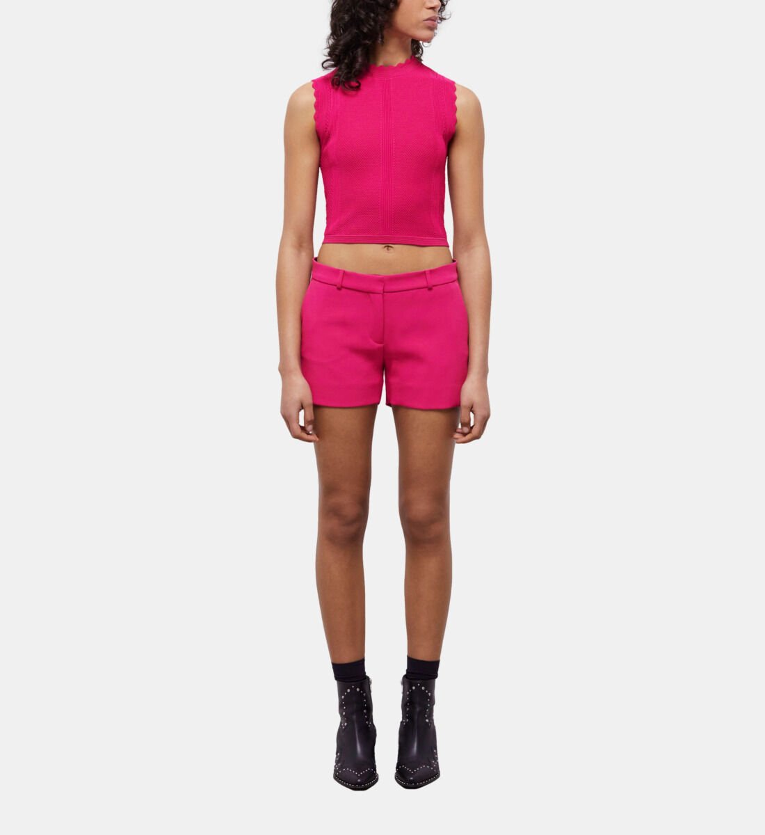Pink shorts suit deals