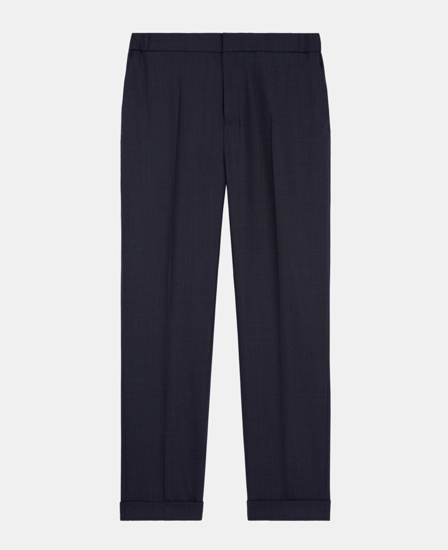 The Kooples H NAVY navy blue wool suit pants