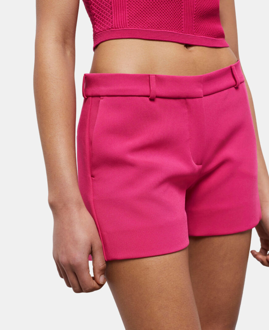 The Kooples WOMEN PINK pink crêpe suit shorts