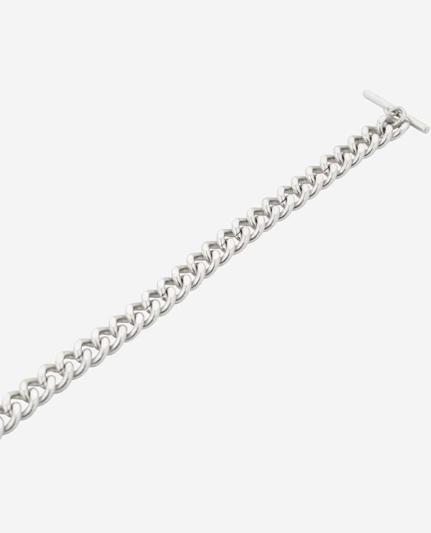 The Kooples MEN SILVER wide silver chain bracelet