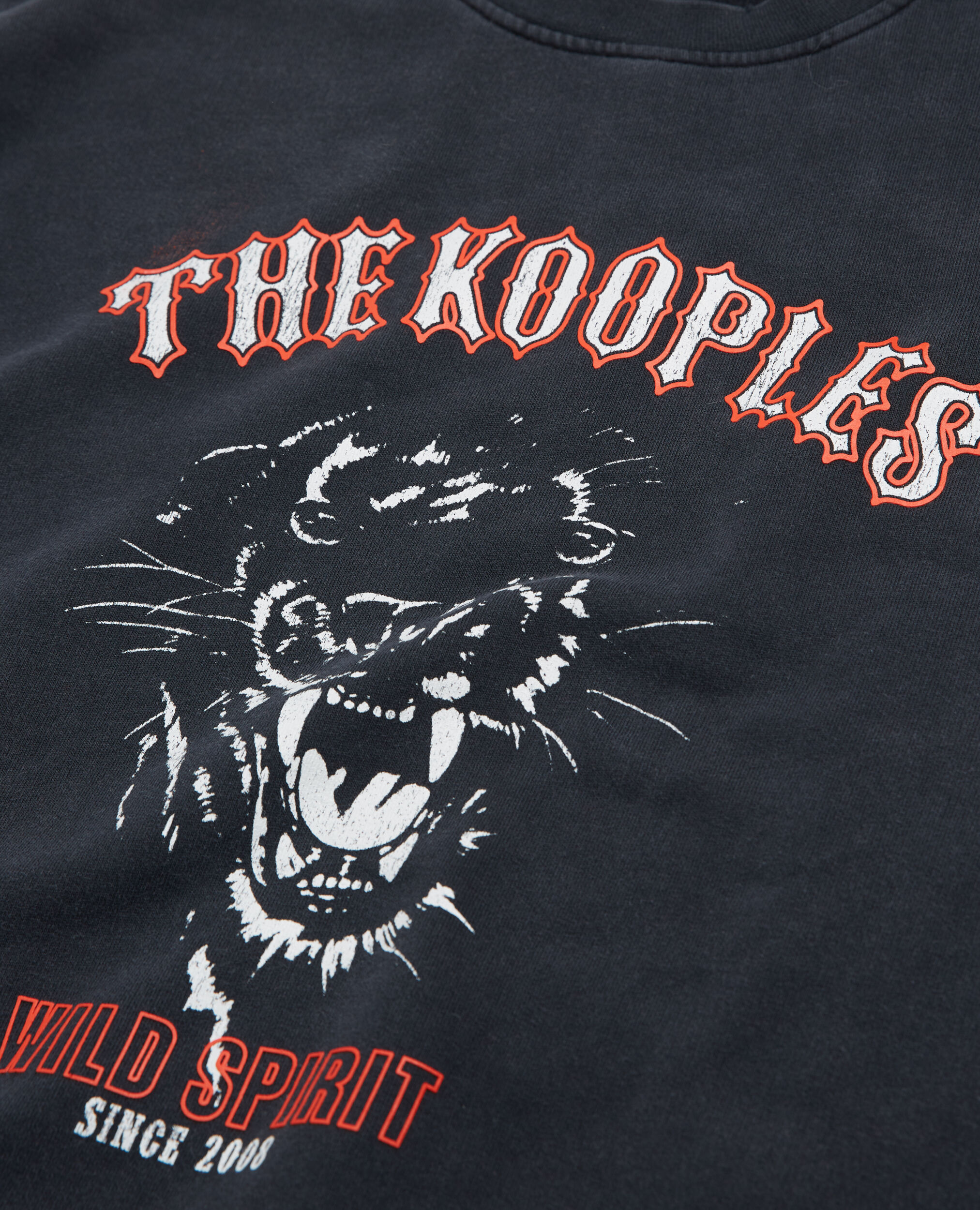 Sweatshirt sérigraphié noir, BLACK WASHED, hi-res image number null