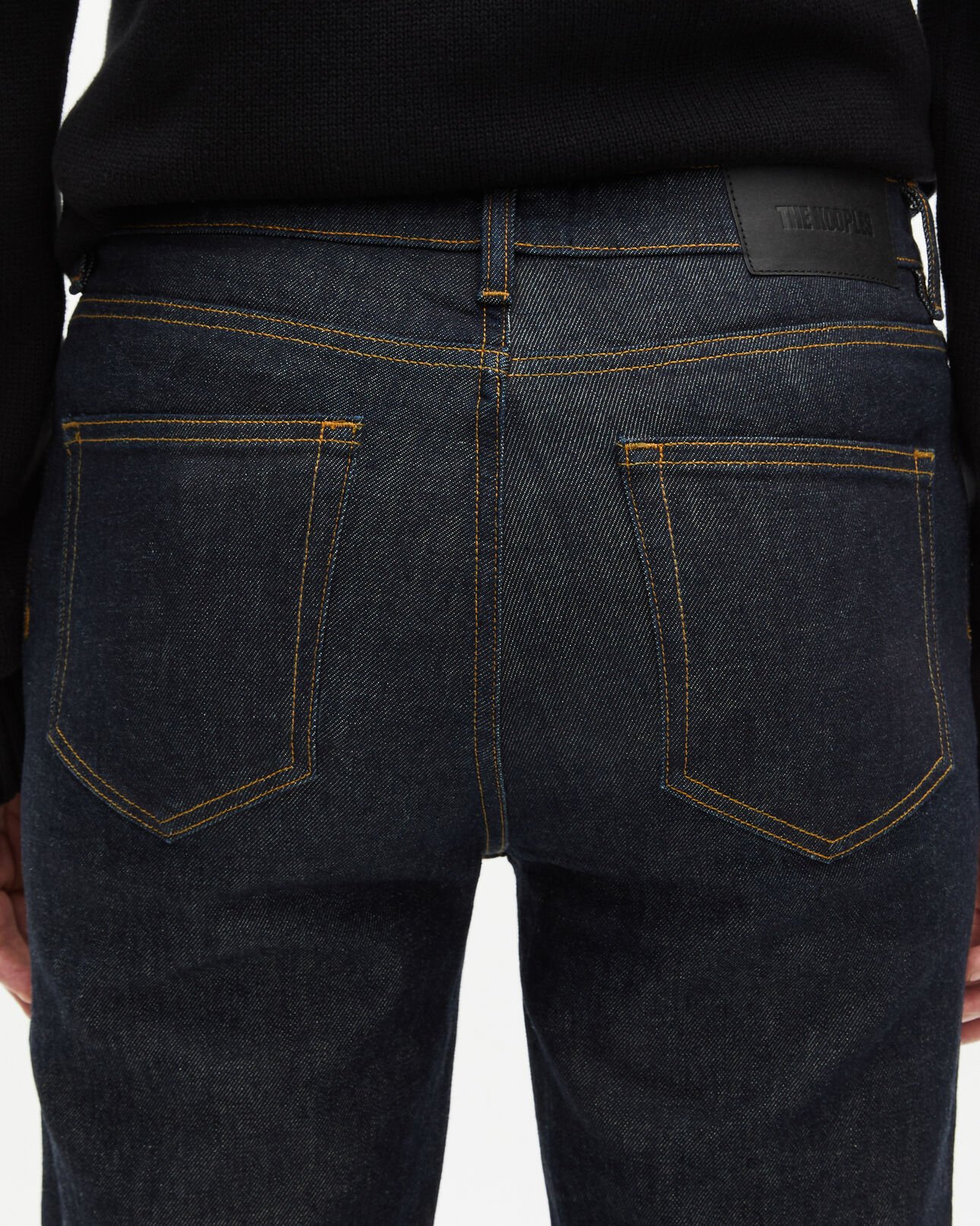 The Kooples HOMME BLUE RINSE jean slim denim bleu