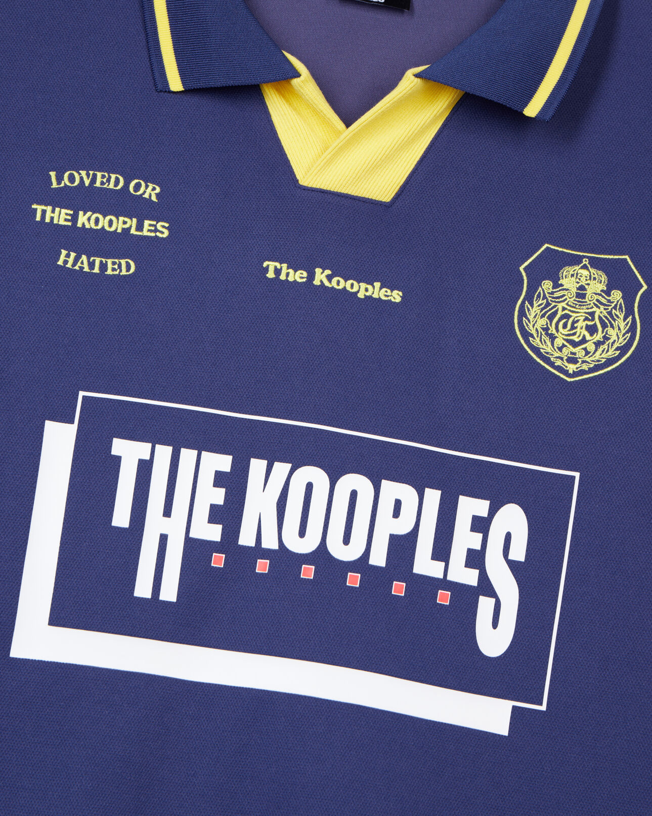 The Kooples MEN BLUE BRUT tk team blue polo t-shirt