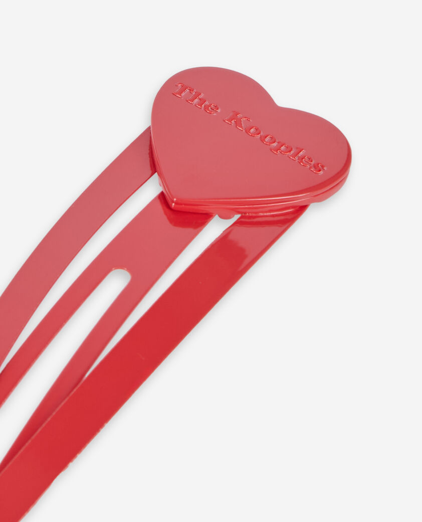 The Kooples FEMME RED bijou de sac barrette rouge