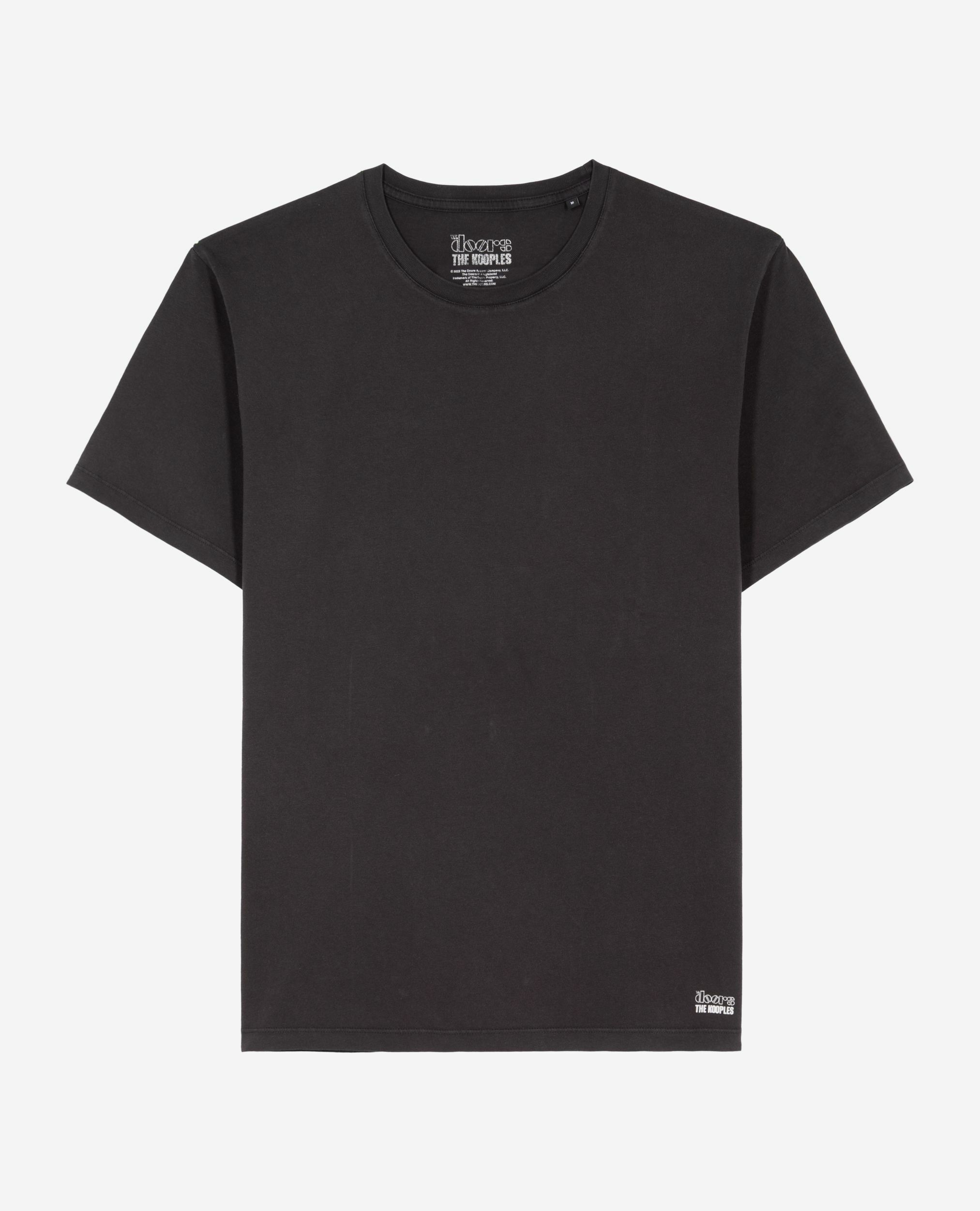 The Doors X The Kooples unisex faded black t-shirt, BLACK WASHED, hi-res image number null
