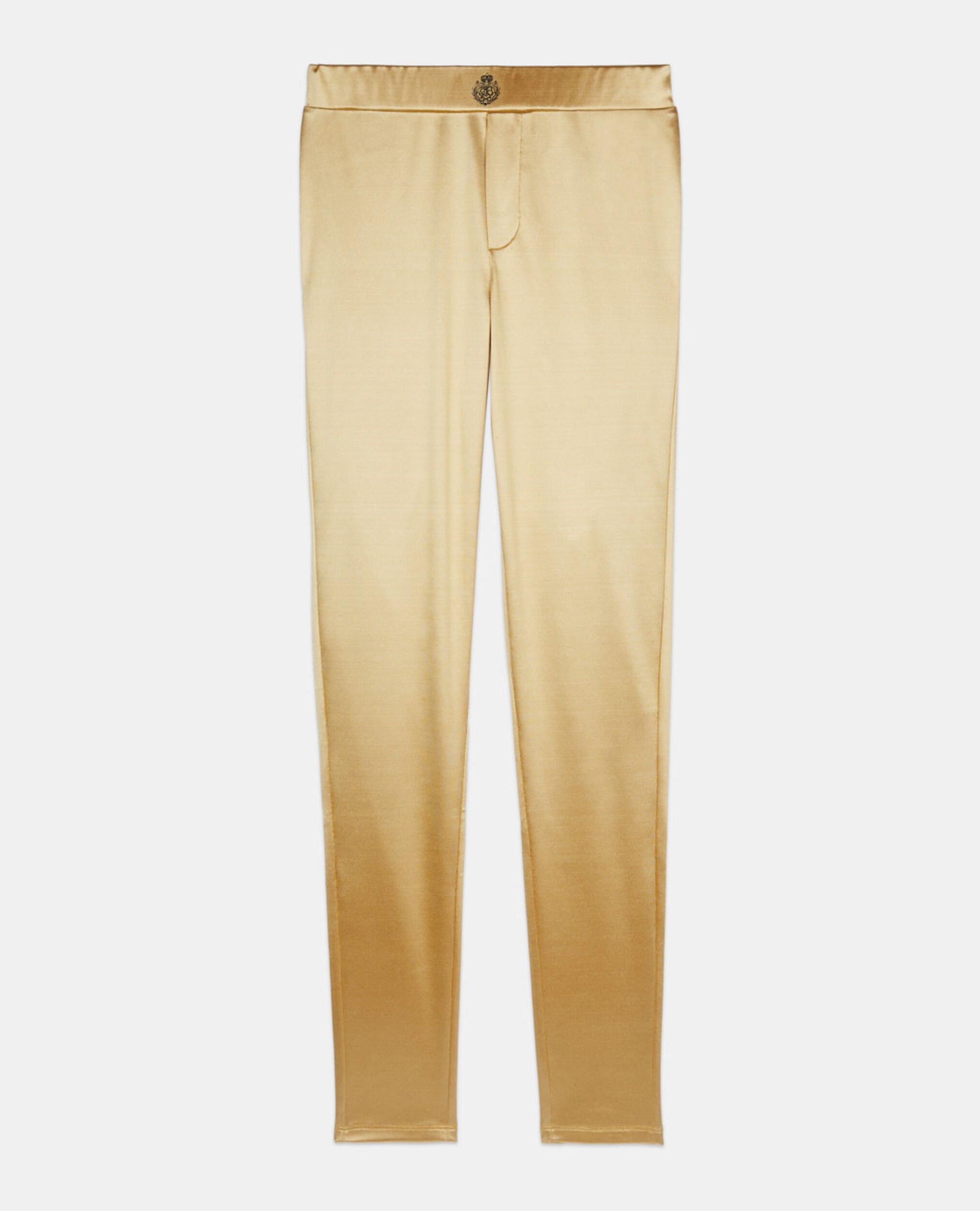 Golden satin leggings, ANTIC GOLD, hi-res image number null