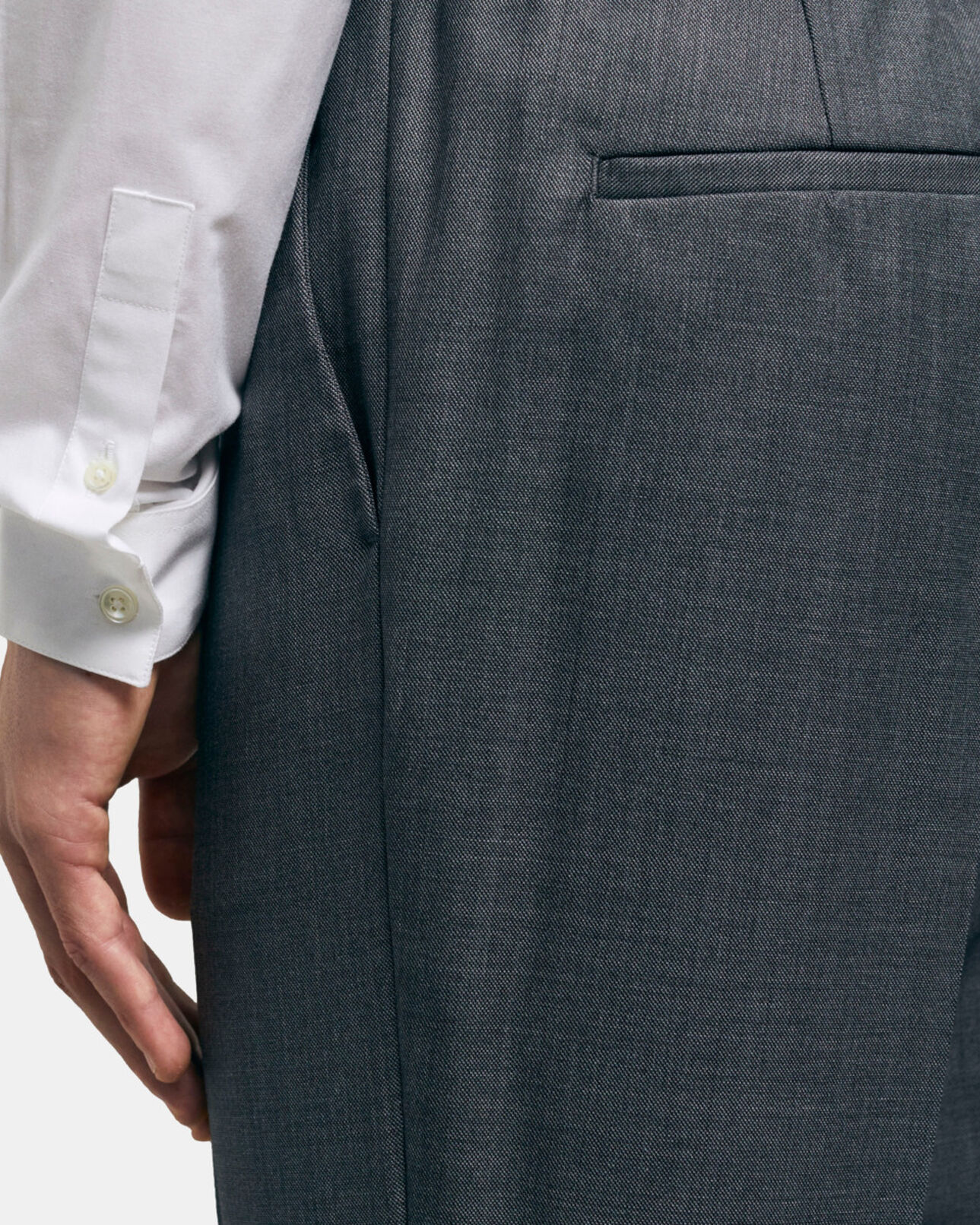 The Kooples HERREN GREY graue anzughose aus wolle