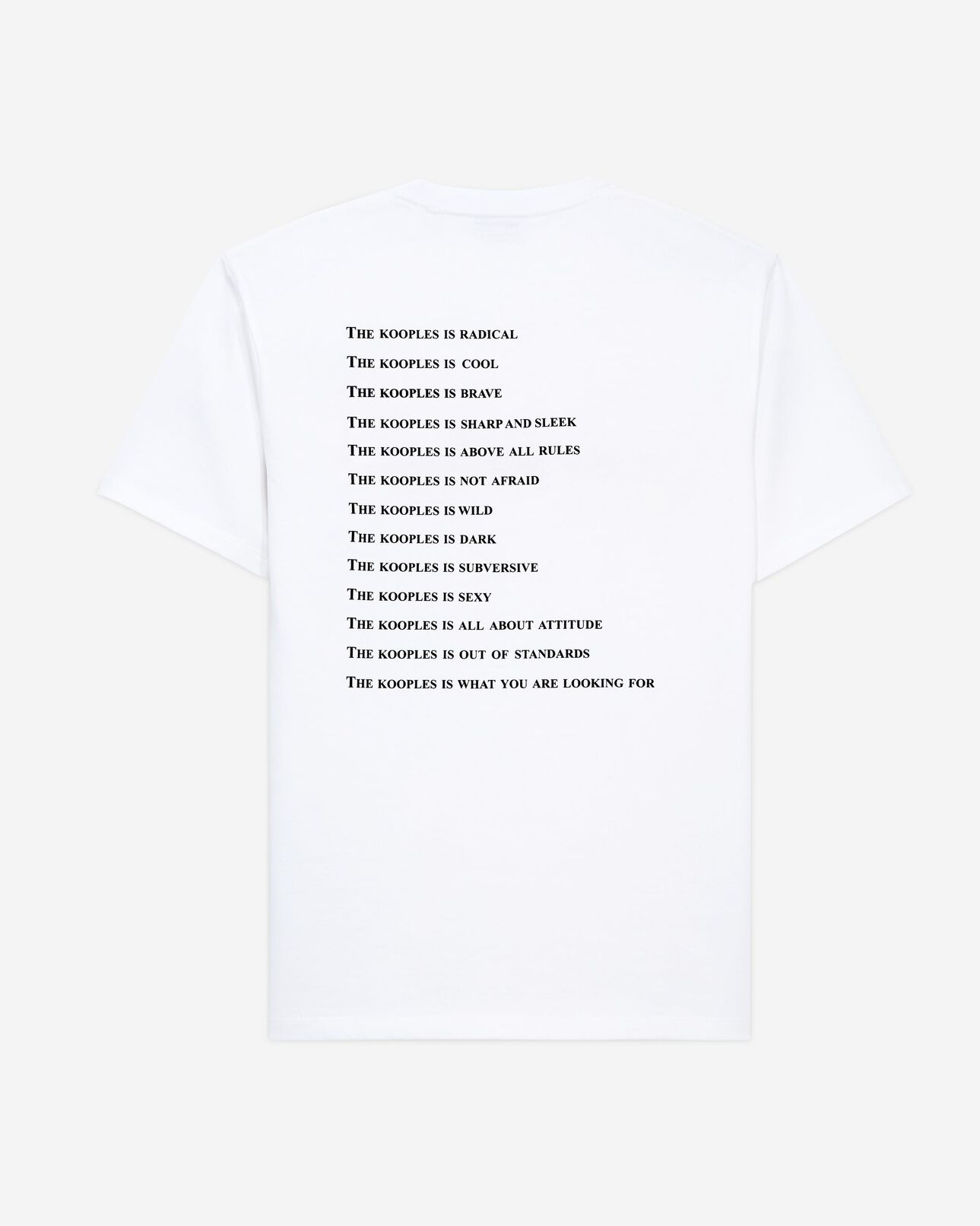 The Kooples HOMME WHITE t-shirt what is néon blanc