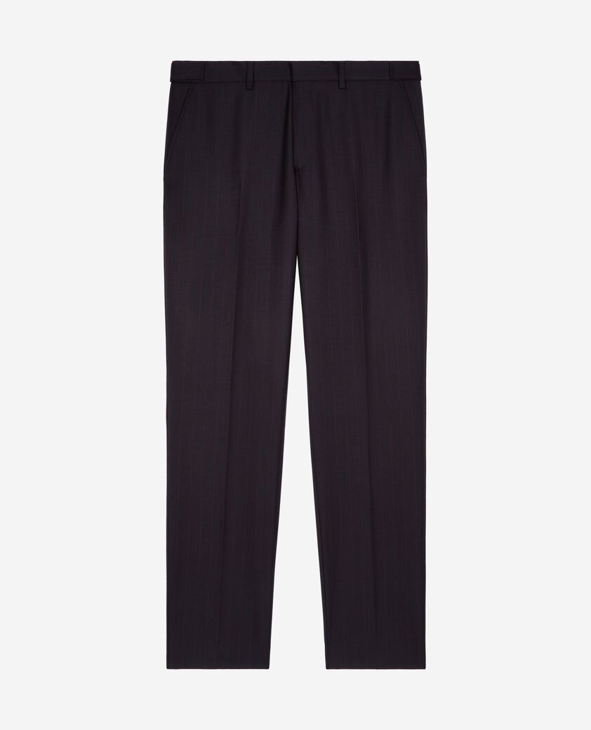 The Kooples H NAVY-RED navy pinstripe suit pants