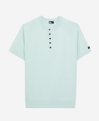 The Kooples H OCEAN men's green knit t-shirt