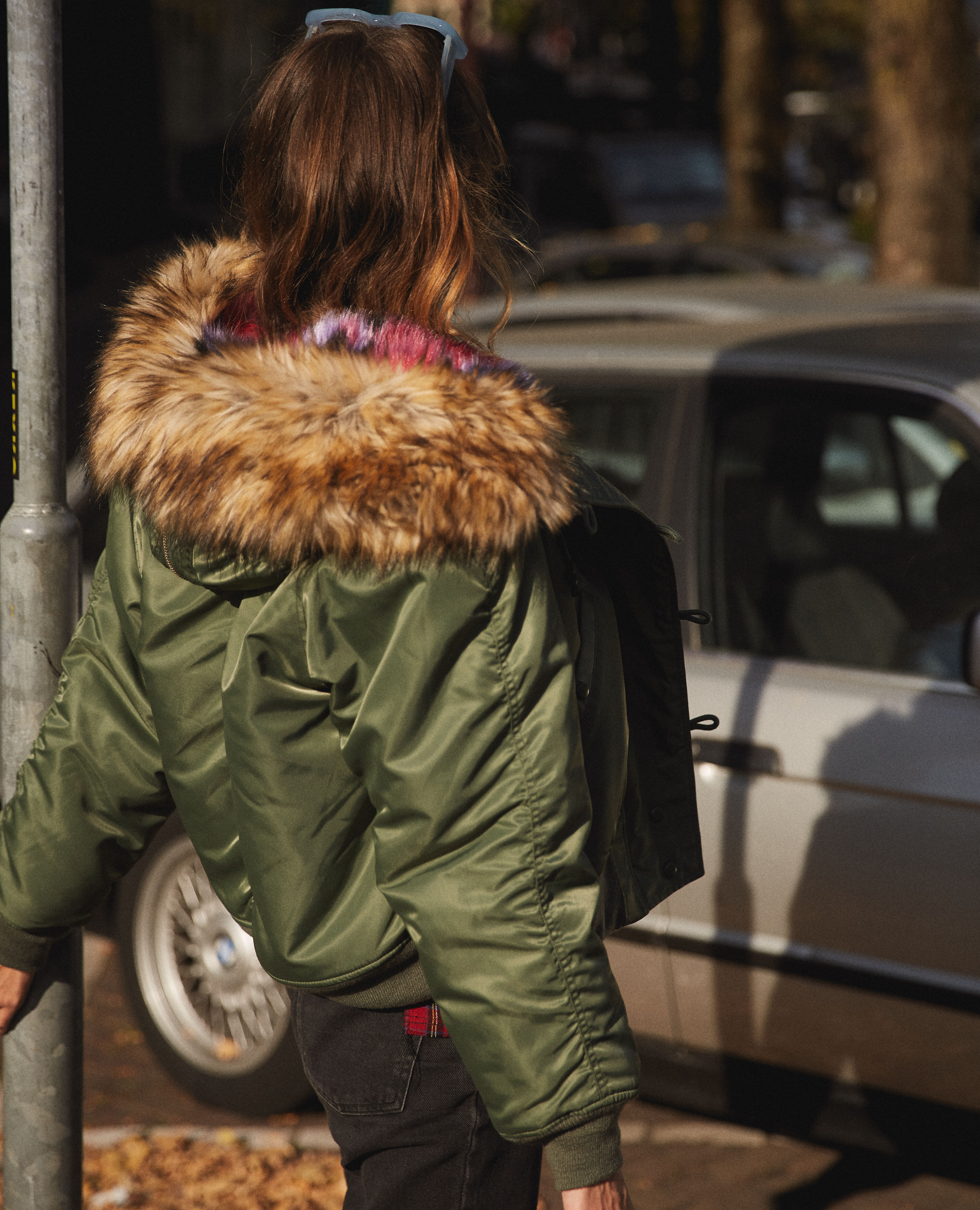 Bomber sales fourrure homme
