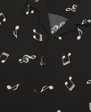 The Kooples HOMBRE BLACK WHITE camiseta de manga corta con estampado musical